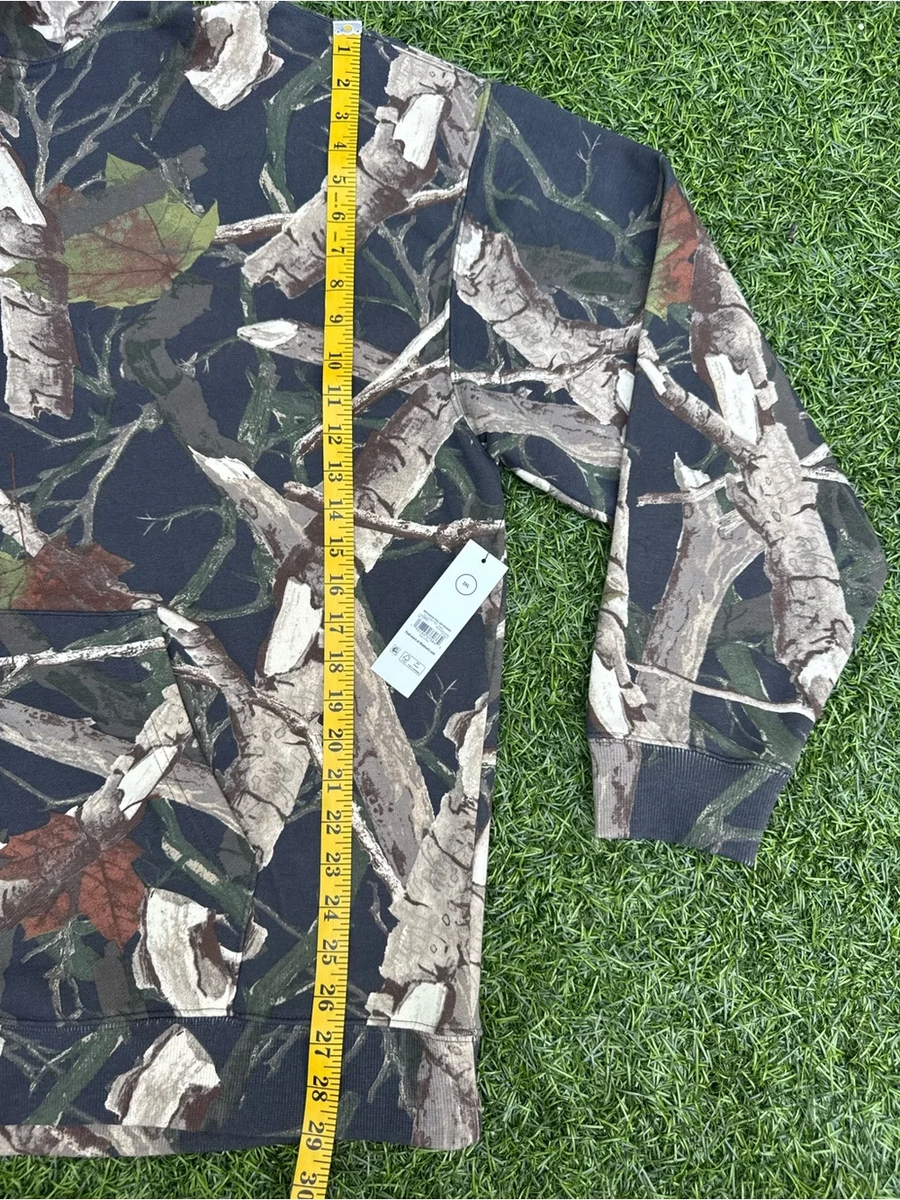 NWT No Boundaries Men 2XL Dark Tree Camo Zip Hoodie Fleece Jacket 🌲